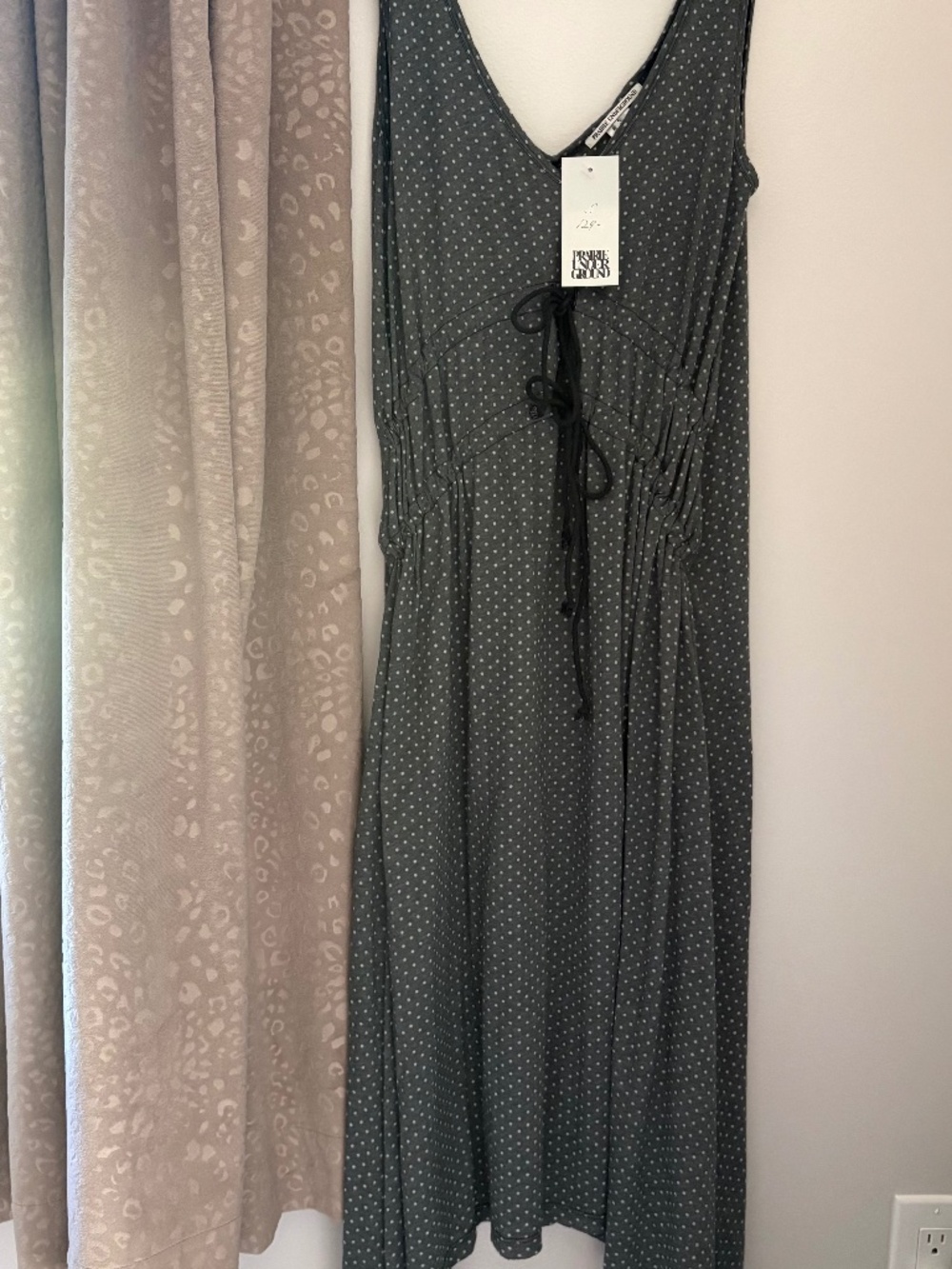 Prairie Underground Rhodes gray polka dot dress~ - Picture 11 of 11